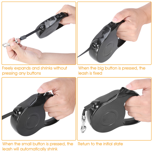 Retractable Dog Leash 16FT Extendable Range