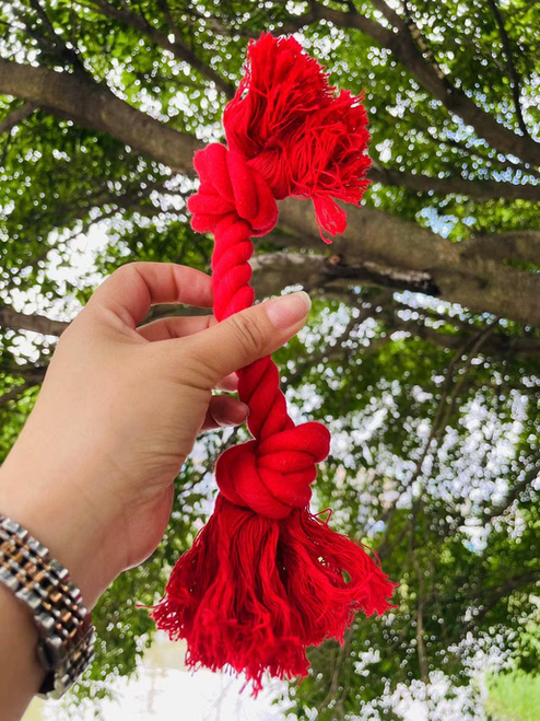 2-Knot Sustainable Dog Chew Rope Toys, Heavy Duty Dog Toys