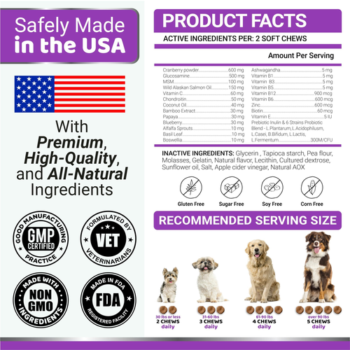 Dog Multivitamin Chewable with Glucosamine