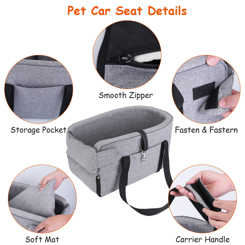 Console Pet Car Seat 