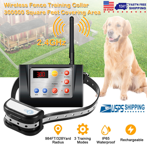 984FT/300M Radius Electric Dog Fence 