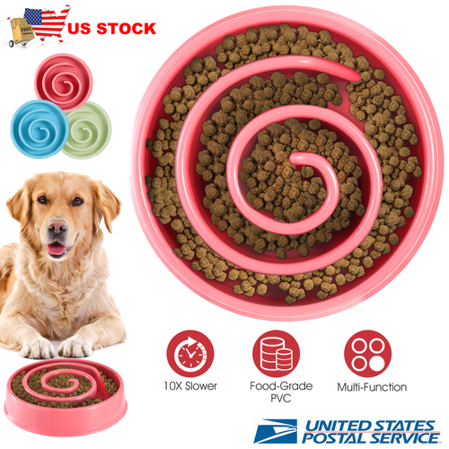 Slow Feeder Healthy Dog Bowl Happy Hunting Fun 