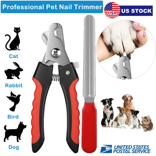 Dog Nail Clippers Professional Pet Nail Trimmer 