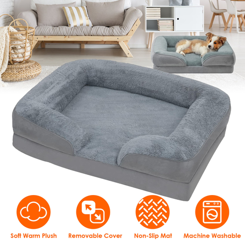 Pet Dog Bed Soft Warm Plush Puppy Cat Bed