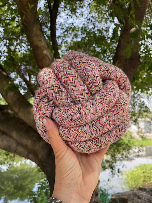 Handmade Large Rope Balls, Sustainable Dog Rope Toys, Unique
