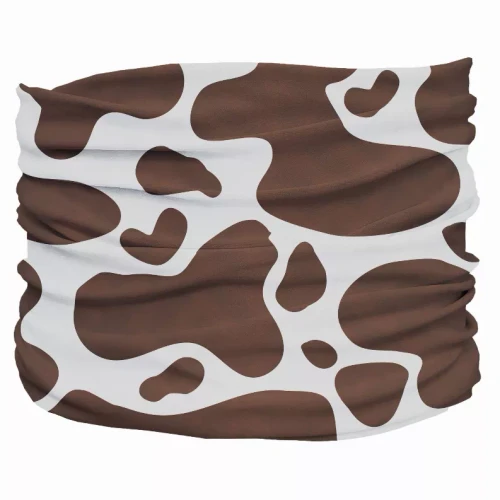 Cowhide Brown Pup Scruff