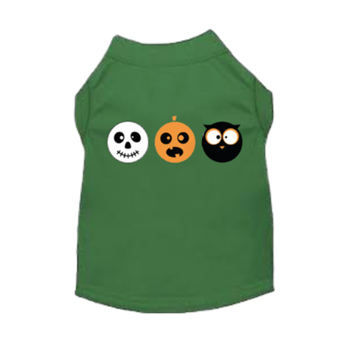 Boo Crew Faces Graphic Dog Tee