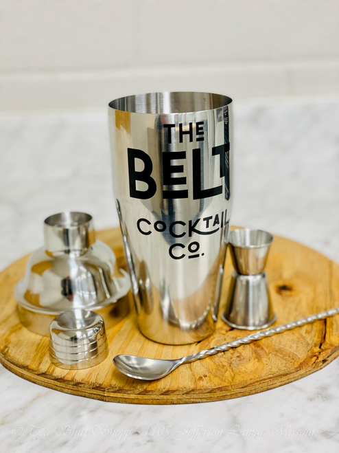 The Belt Cocktail Co. Cocktail Shaker 3pc Set