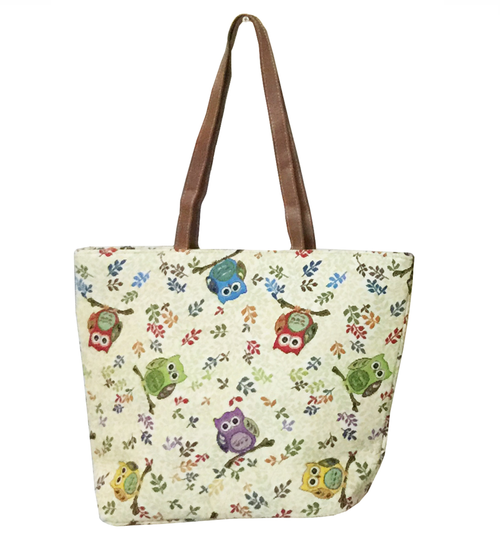 Owl Shoulder Bag Tote Handbag
