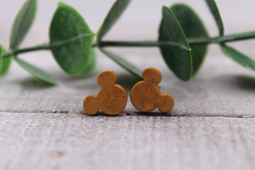 Mouse || Stud Earrings || Hypoallergenic