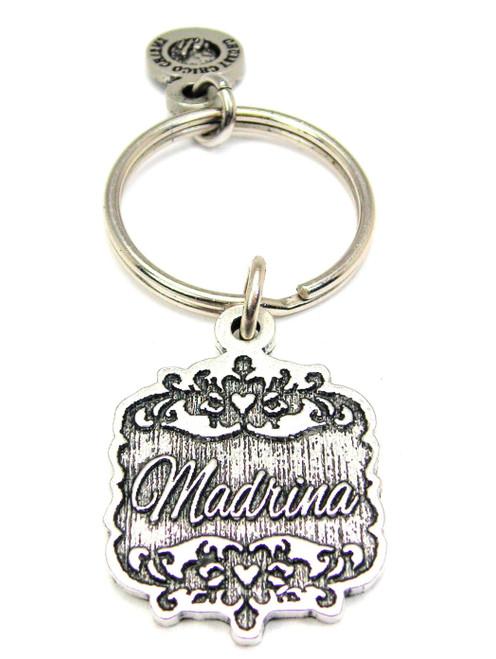 Madrina Victorian Scroll Key Chain