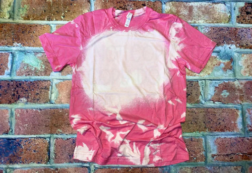 Bella Heather Charity Pink Bleach Blank Tee