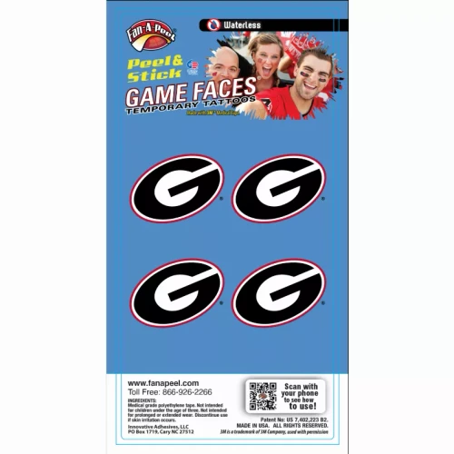 Waterless Peel & Stick Temporary Tattoos Fan-A-Peel / Gamesfaces