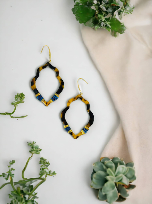 Tortoise Pendant Earrings 