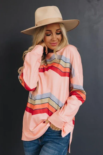 Destiny Color Block Sweatshirt