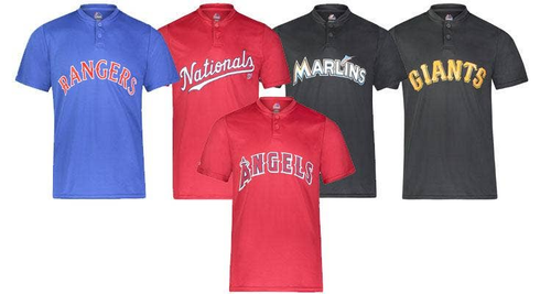 MLB Majestic Men's Henley's and T-Shirts