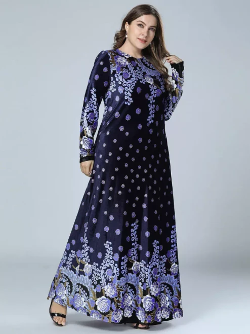Dubai Velvet Elegant Dress