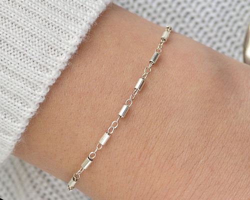 Sterling Silver Link Bracelet