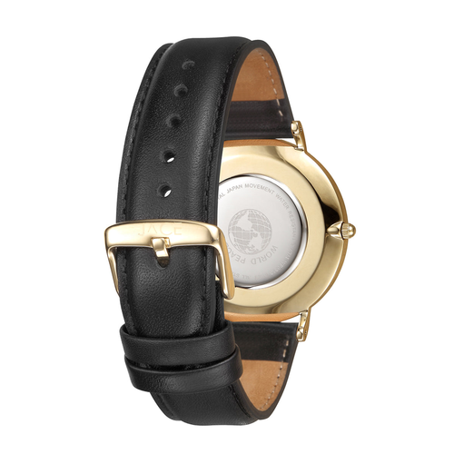 "DUBLIN" MENS LEATHER BAND WATCH