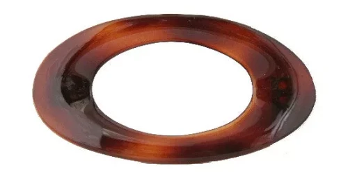 Open Oval Tortoise Shell Barrette