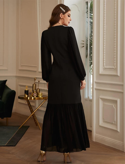 Eid Mubarak Abaya Dress