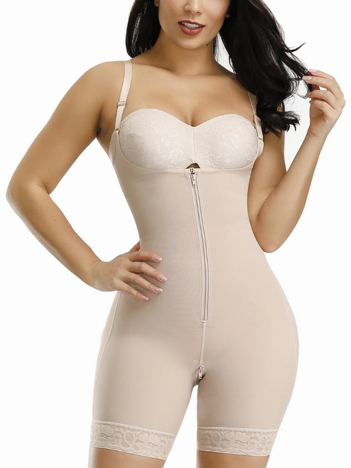 Bright Outfit Full Body slimming belly with 3 layers adjustable strap