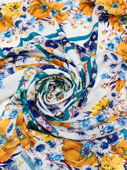 Oversize Floral Shawl/Scarf