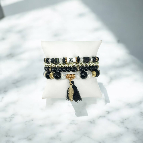 Stackable Multi-Layered Stretch Bracelets 