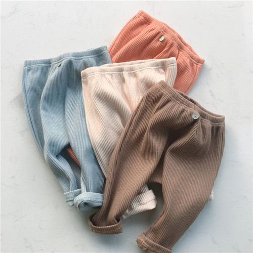 Autumn Collection, Baby Girls' Ribbed Stretch Leggings