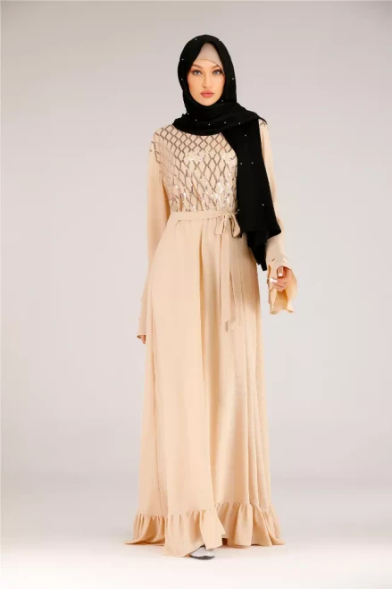 Vintage Long Sleeve Maxi Dress