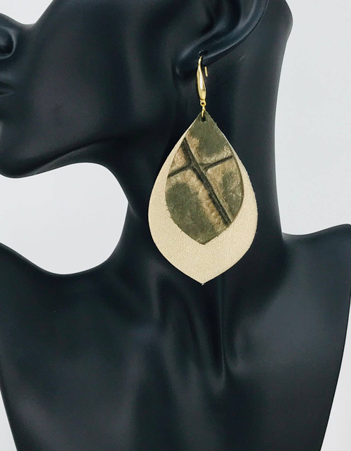 Genuine Leather Dangle Earrings
