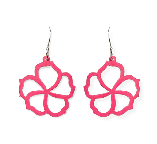 PINK PLUMERIA, OPEN, MEDIUM