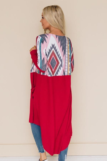 Andrea Tribal Open Cardi