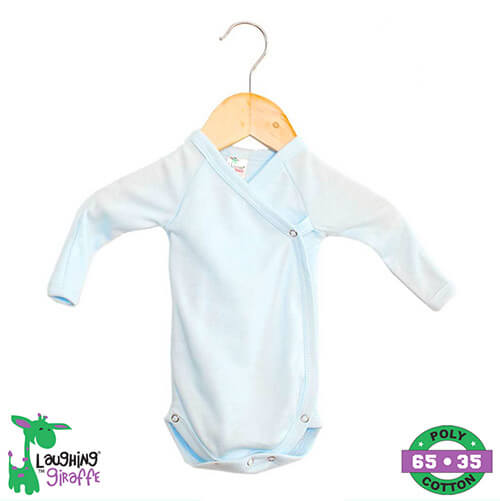 The Laughing Giraffe Baby Kimono Creeper Onesies With Fold Over Mittens