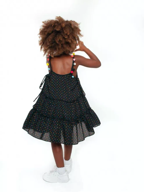 Dippin Dots Tiered Dress