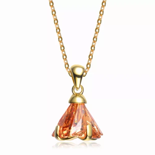 Collette Z Sterling Silver Multicolored Gold-Plated Pendant