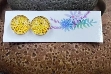 Animal Print Studs