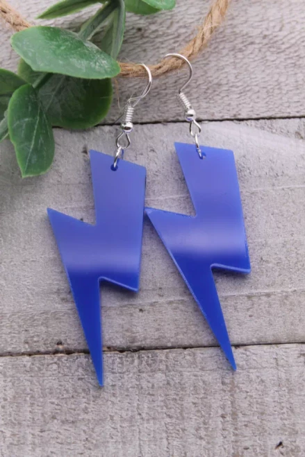 Lightning Bolts Dangle Earrings