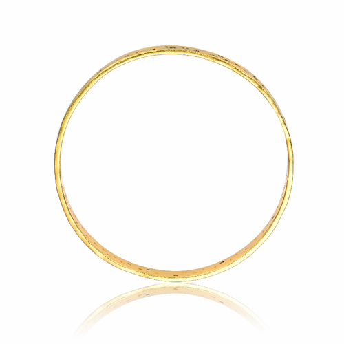 Collette Z Gold Overlay Multi-Stone Bangle Bracelet