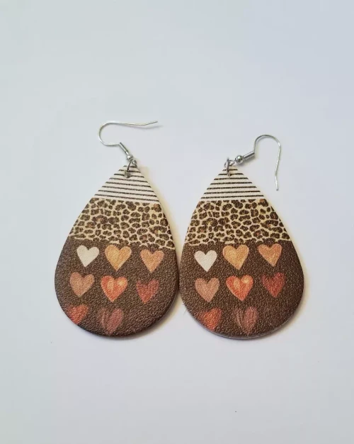 "Be Kind" Color Block Double Sided Earrings