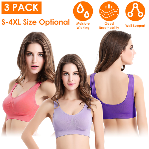 3 Pack Sport Bras