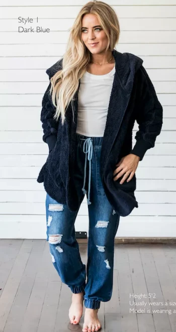 Distressed Girl Denim Joggers