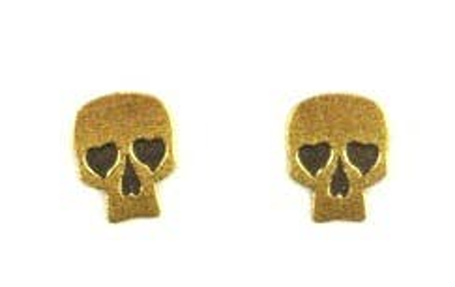 Skull Brass Post