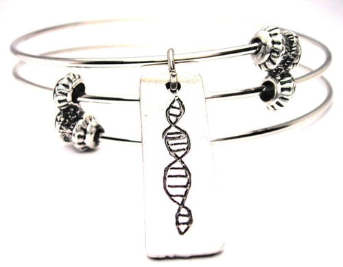 DNA Triple Style Bangle Bracelet