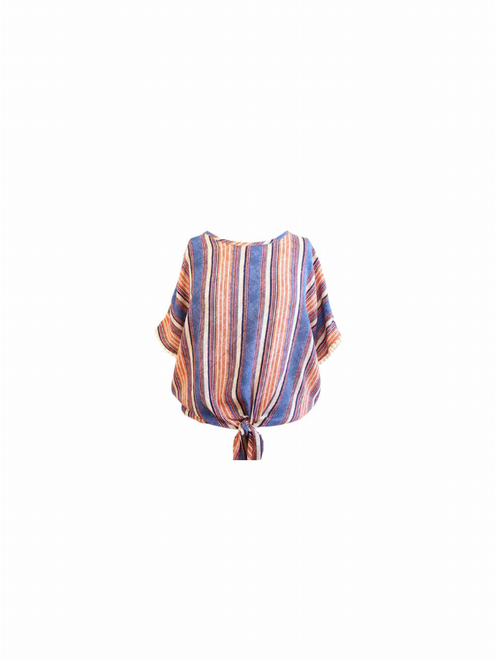 Sunset Days Top ft Tie & Criss Cross