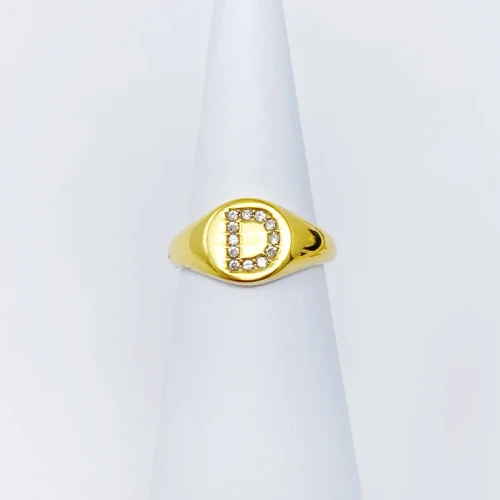 Shine Me Initial Ring