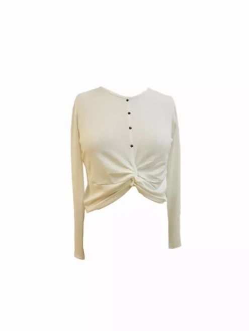 Lightning Bold Top with Knot & Rhinestones
