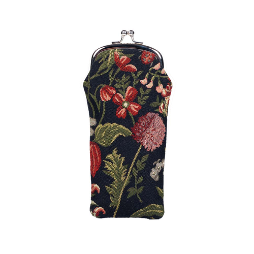 Morning Garden Black Glasses Sunglasses Pouch Case