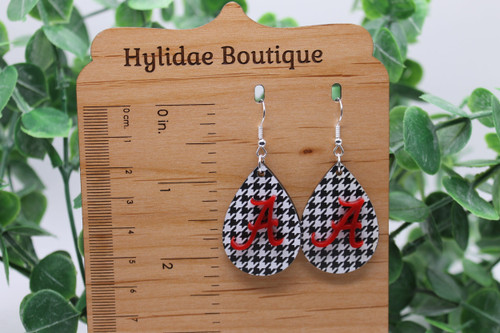 Alabama || Acrylic Dangle Earrings || Hypoallergenic