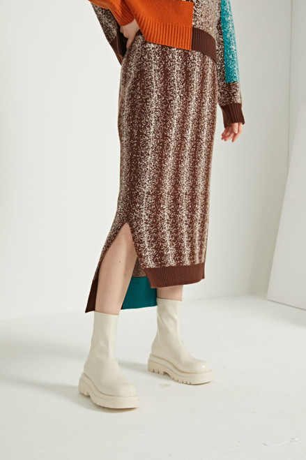 Fangyan | Elira Stripe Skirt